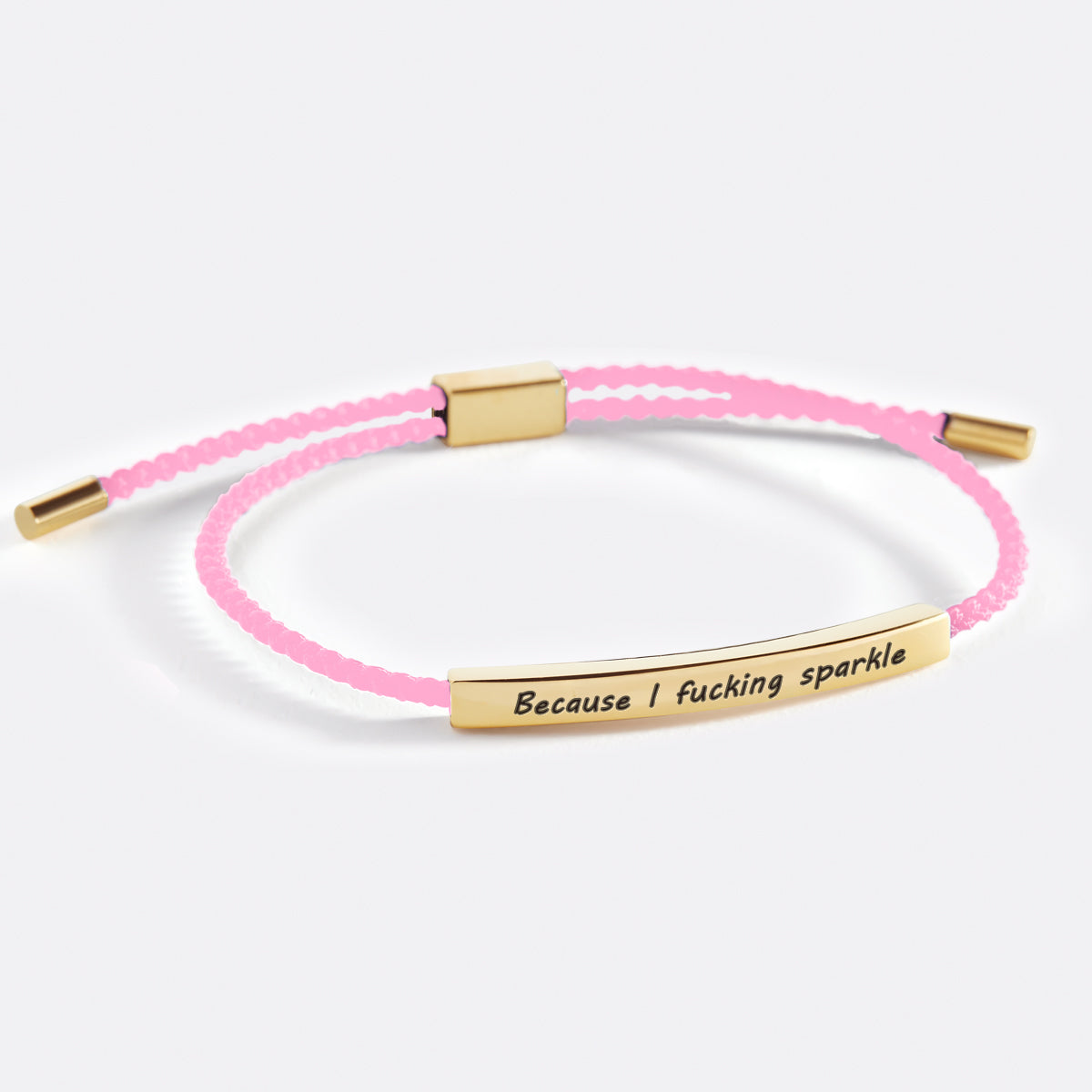 Because I F♥cking Sparkle Inspire Bracelet