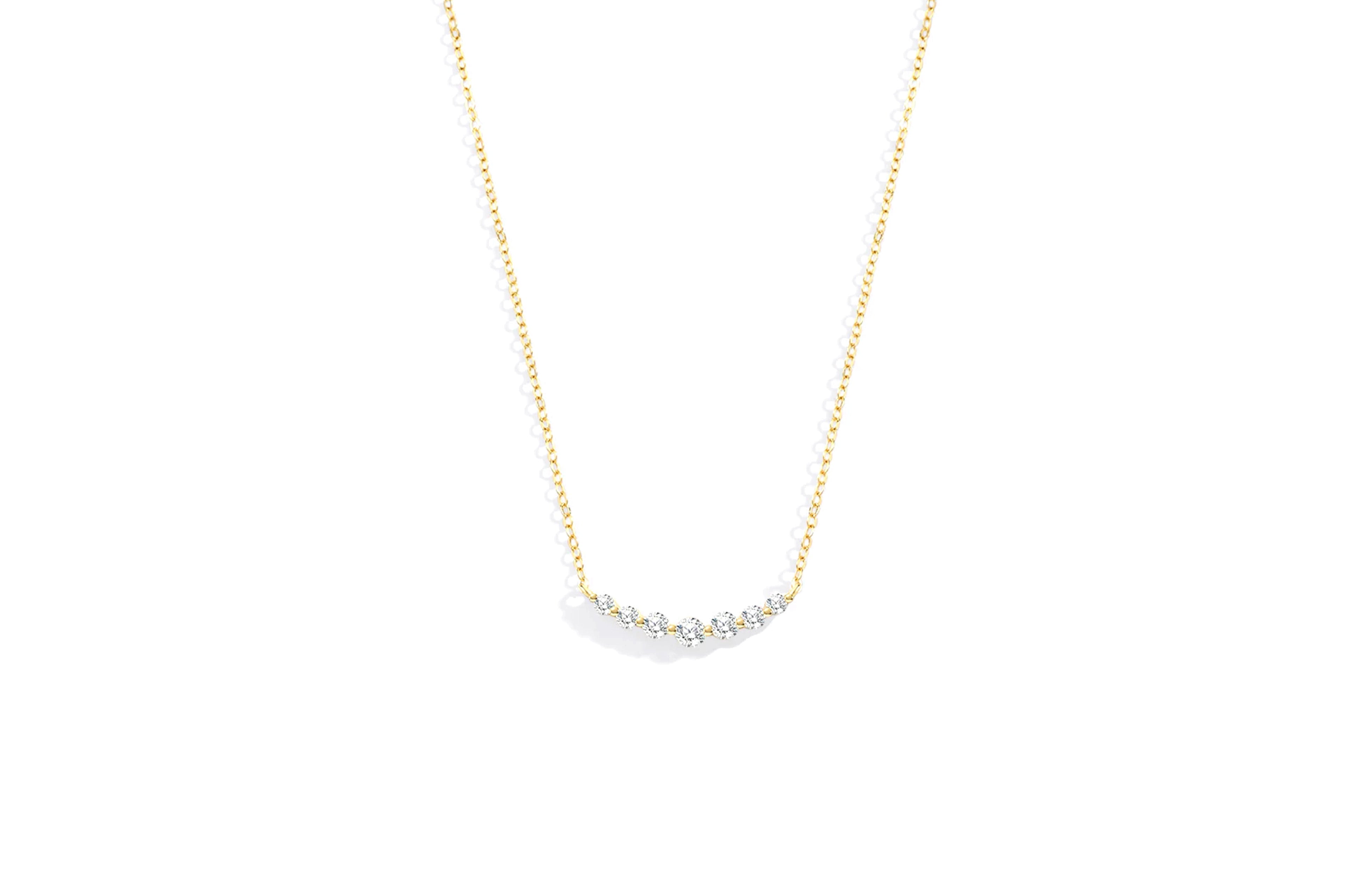 Birthstone Arc Necklace