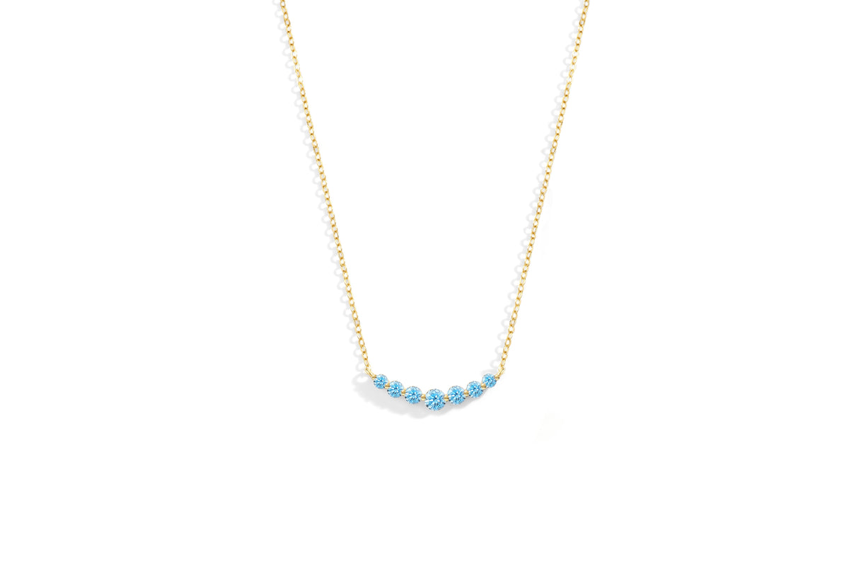 Birthstone Arc Necklace
