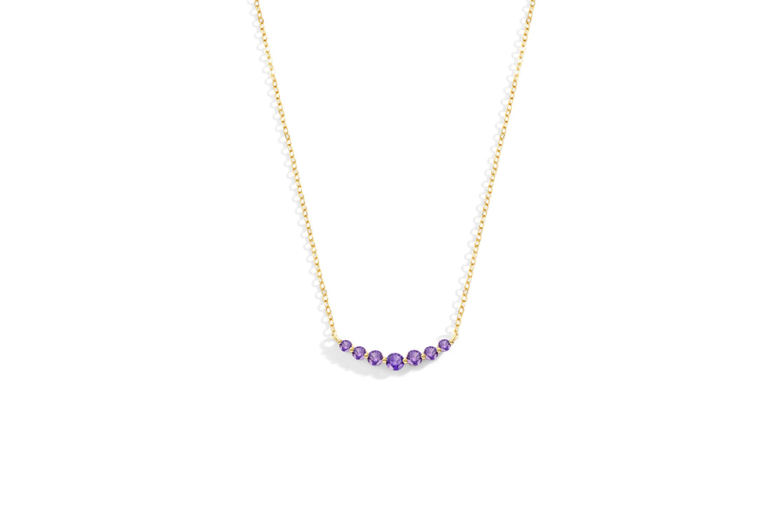 Birthstone Arc Necklace