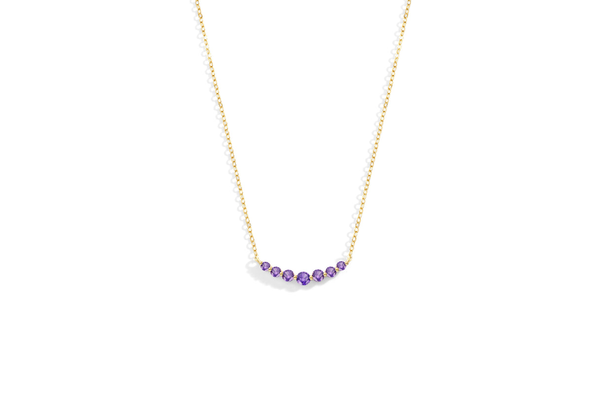 Birthstone Arc Necklace