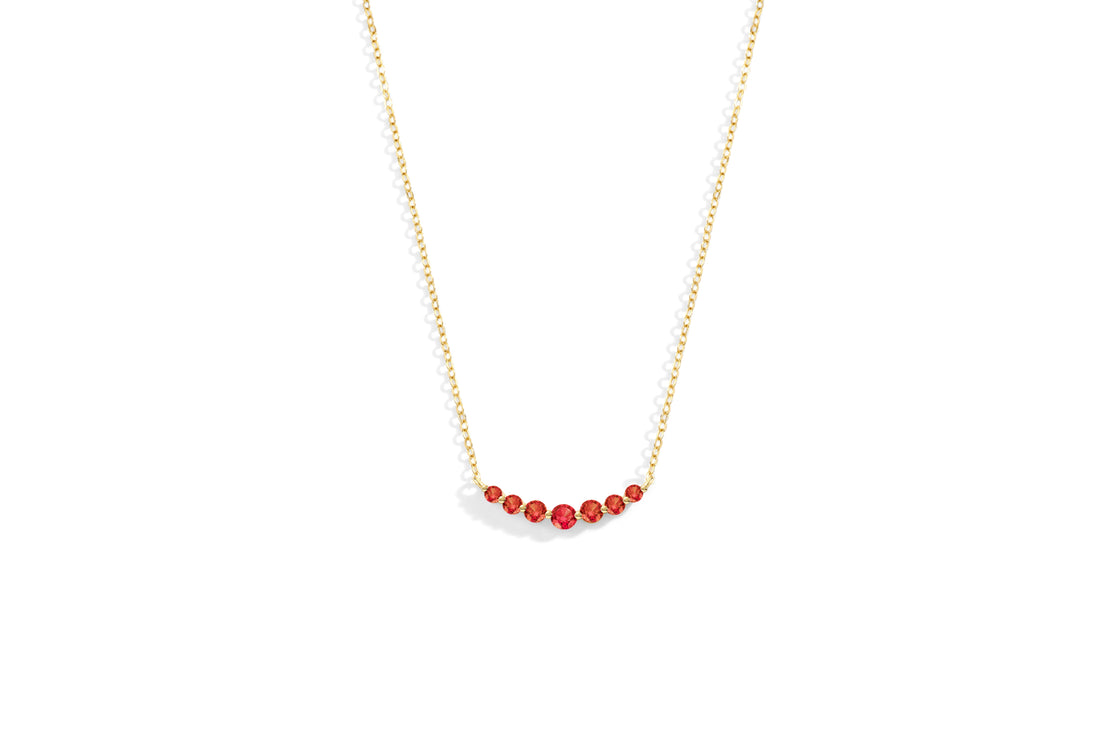 Birthstone Arc Necklace