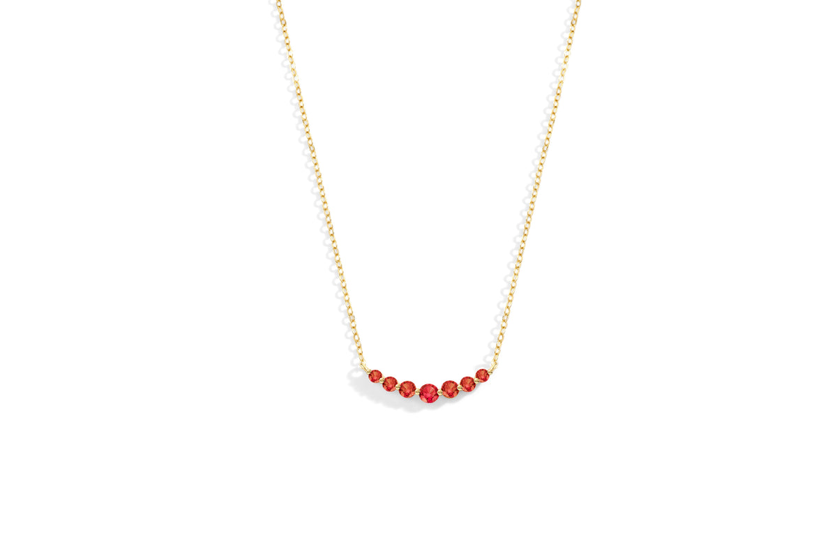Birthstone Arc Necklace