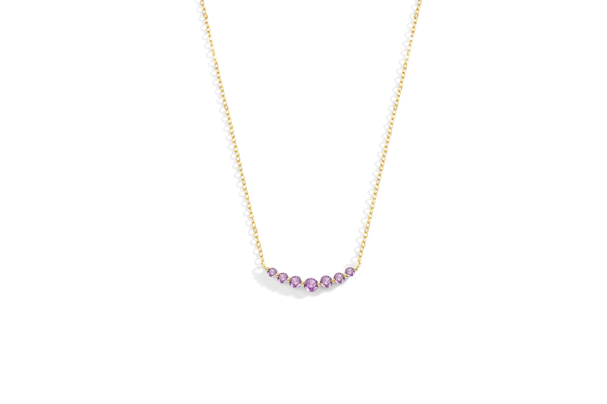 Birthstone Arc Necklace