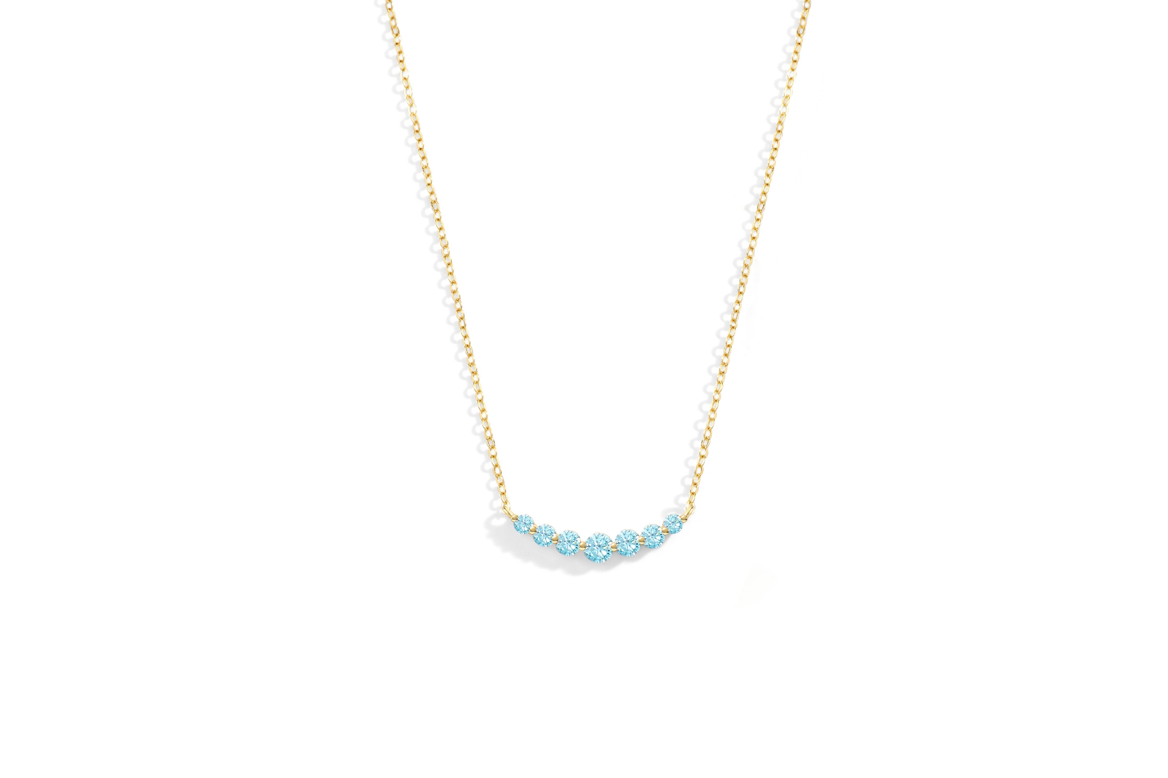 Birthstone Arc Necklace