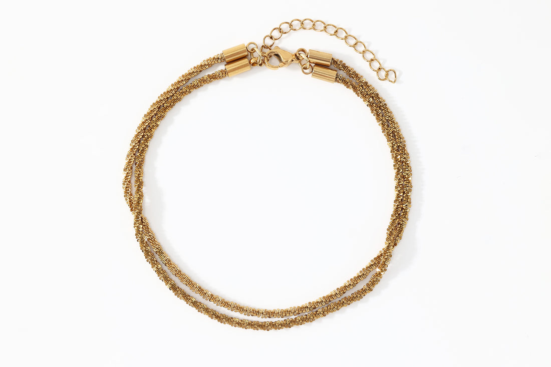 Dainty Layered Anklet