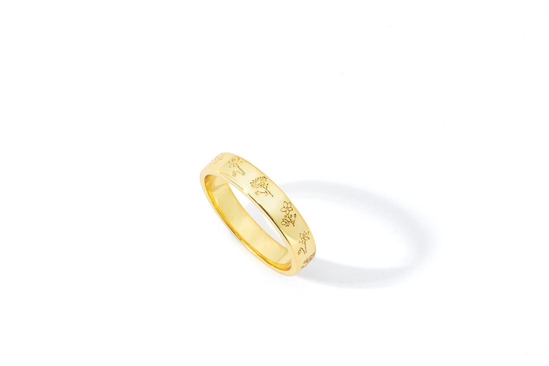Mini Birth Flower Band