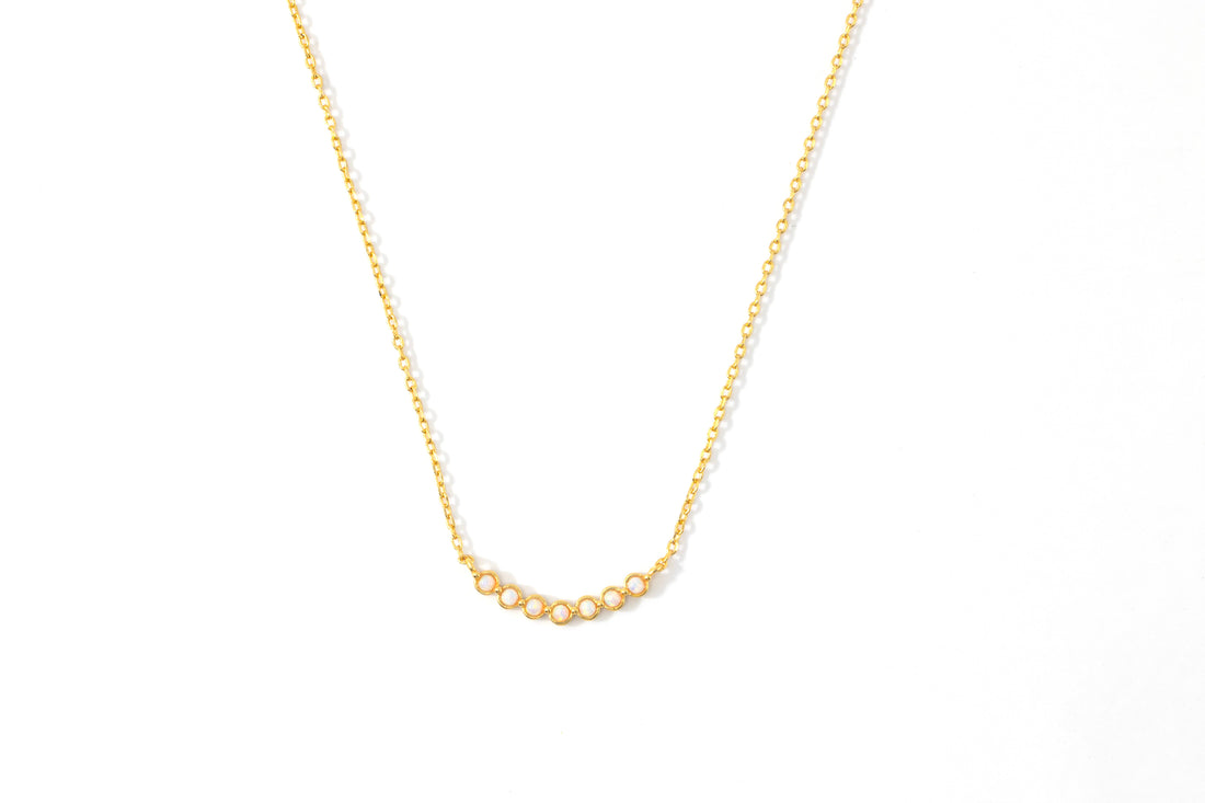 Opal Arc Necklace