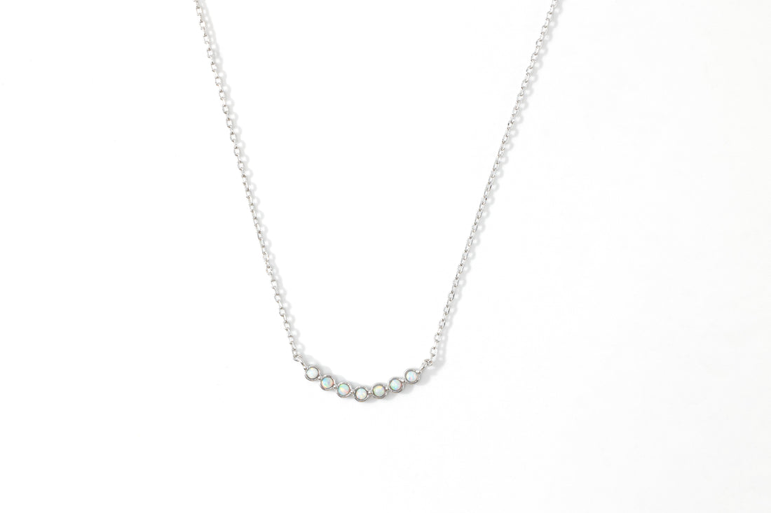 Opal Arc Necklace
