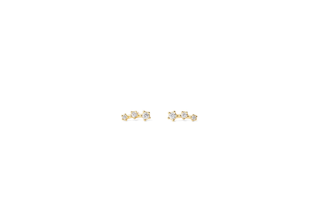 Sparkling Mini Climber Studs