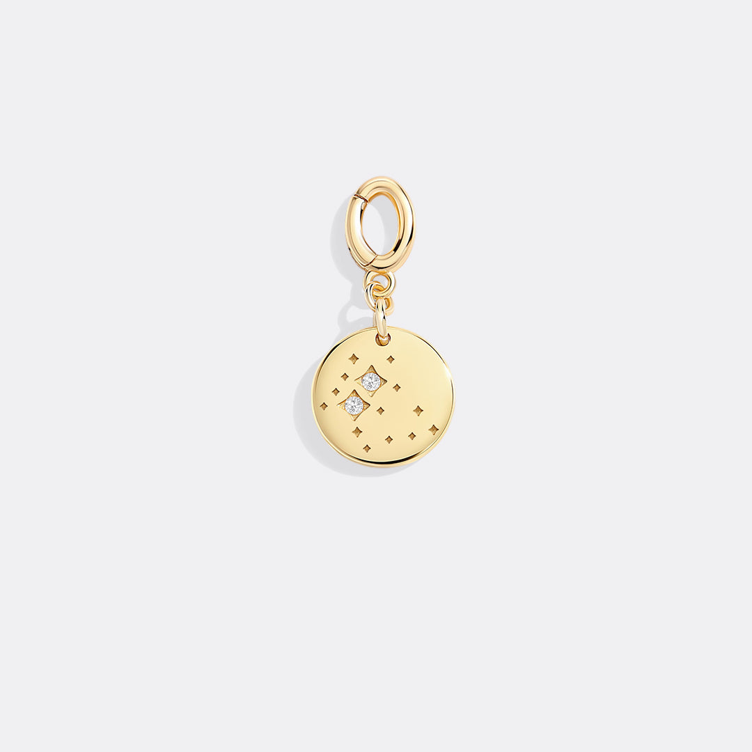 Zodiac Constellation Charm
