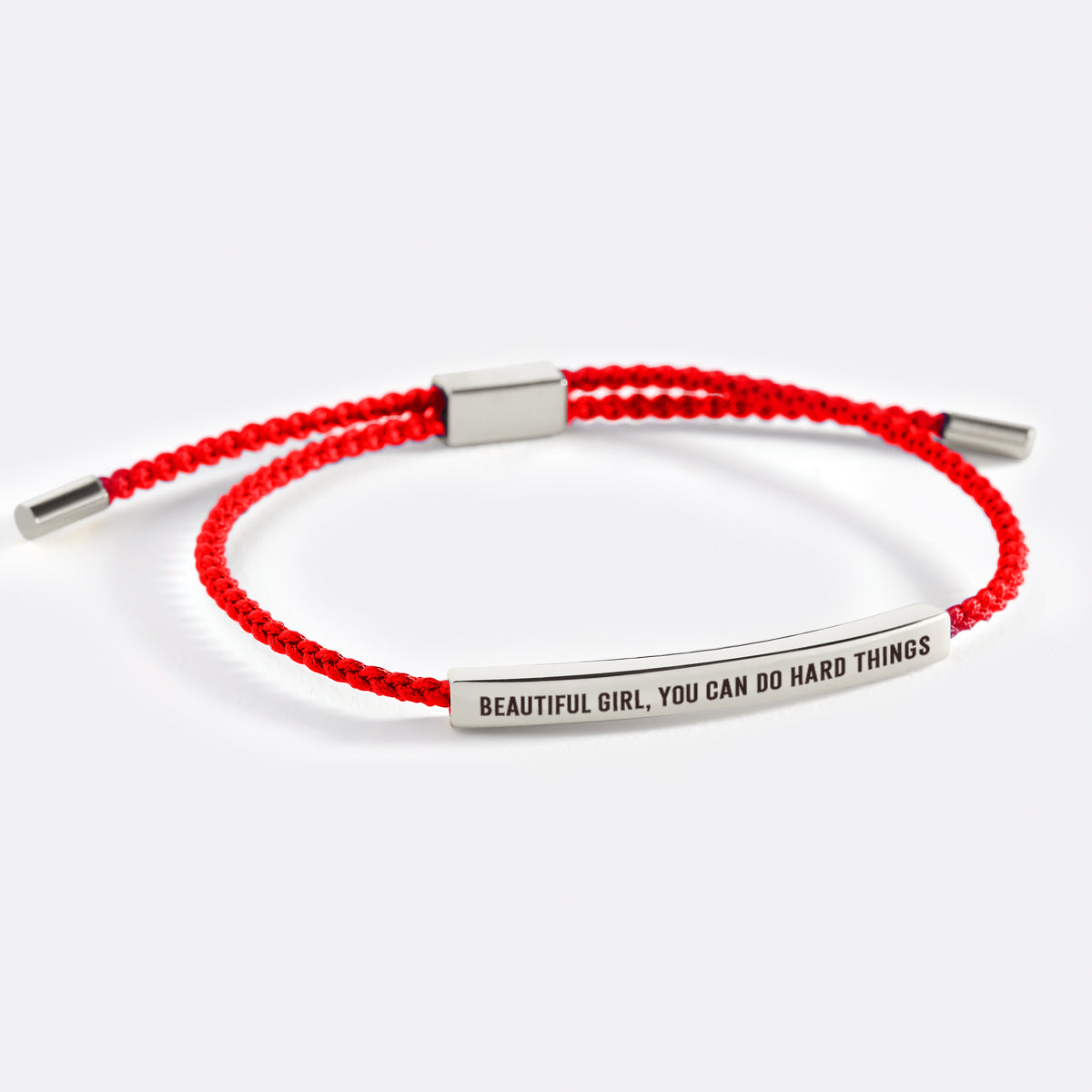 Beautiful Girl, You Can Do Hard Things Inspire Bracelet