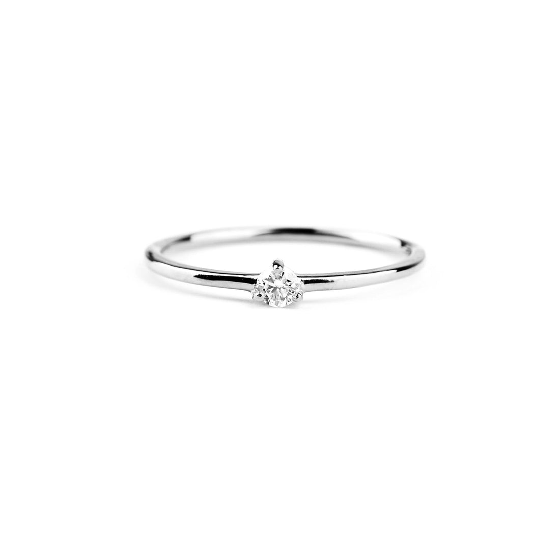 Tiny Diamond Ring